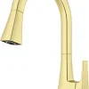 Pfister GT529-VRV Verve 1.8 GPM Single Hole Pull Down Kitchen Faucet – Less Handle – Spot Defense Stainless Steel 4