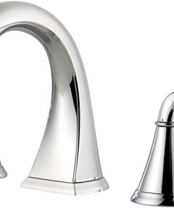 Pfister Pasadena Bathroom Sink Faucet, 8-Inch Widespread, 2-Handle, 3-Hole, Polished Chrome Finish, LF049PDCC