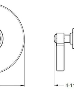 Pfister R89-1WN Winter Park Pressure Balanced Valve Trim Only with Single Lever Handle – Less Rough In – Polished Chrome 2