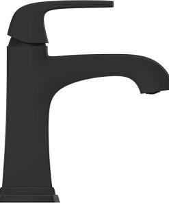 Pfister Bellance Bathroom Sink Faucet, Single Handle, Single Hole or 3-Hole, Matte Black Finish, LF042BLLB 2