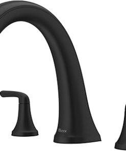 Pfister RT6-5MCA McAllen Deck Mounted Roman Tub Filler - Matte Black