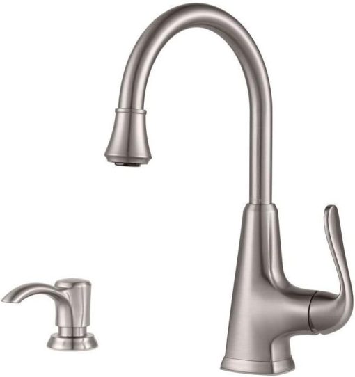 Pfister Pasadena Single-Handle Bar Faucet in Stainless Steel - Image 2
