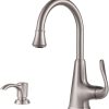 Pfister GT72-TD Port Haven 1.8 GPM Single Hole Bar Faucet – Stainless Steel 4
