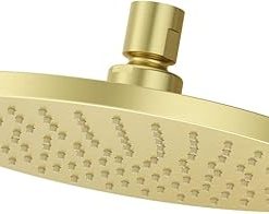 Pfister USH-01SHW Modern Round 1.75 GPM Single Function Rain Shower Head - Brushed Gold