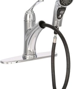 Pfister F-534-7CRC Price Cantara Single-Handle Pull-Out Sprayer Kitchen Faucet in Polished Chrome 2