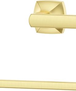 Pfister Vaneri Towel Ring, Hand Towel Holder for Bathroom, Wall-Mounted, Screw-in, Brushed Gold Finish, BRBVRI0BG