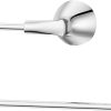 Pfister Willa Towel Ring, Hand Towel Holder for Bathroom, Wall-Mounted, Screw-In, Polished Chrome Finish, BRBWLL0C