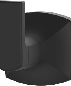 Pfister Vaneri Towel Hook, Bathroom Towel Hook, Wall-Mounted, Screw-In, Matte Black Finish, BRHVRI0B