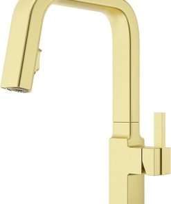 Pfister GT529-VRV Verve 1.8 GPM Single Hole Pull Down Kitchen Faucet – Less Handle – Spot Defense Stainless Steel 2