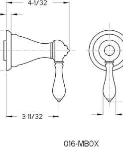 Pfister 016-MB0K Marielle Diverter Trim, Brushed Nickel 2