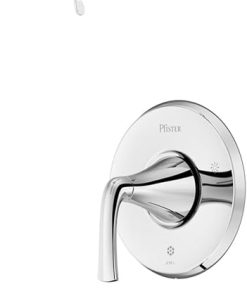 Pfister LG89-8MCA McAllen Tub and Shower Trim Package with 1.8 GPM Multi Function Shower Head, Quick Connect Diverter Tub Spout, Secure Pfit, and Pforever Seal - Polished Chrome