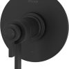 Pfister R89-WN Winter Park Thermostatic Valve Trim Only with Dual Lever Handles and Volume Control - Less Rough In - Spot Defense Black