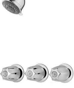 Pfister 801-WS-BDCC Bedford 3-Handle/Spray Tub & Shower Faucet, Polished Chrome 2