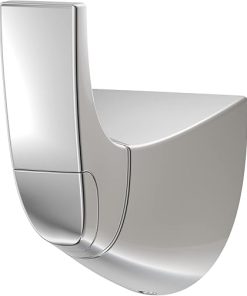 Pfister Karci Bathroom Towel Hook Robe Hook Coat Hook, Wall-Mounted, Screw-In, Polished Chrome Finish, BRHKA0C
