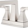 Pfister LG48-HT0 Holliston 1.2 GPM Centerset Bathroom Faucet – Brushed Gold 3