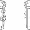 Pfister S40-2400 Pfister HDL RD ACRY SCRW 3