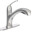 Pfister GT529-SMC Lita Single Handle Pull-Down Kitchen Faucet with Soap Dispenser, Chrome 3