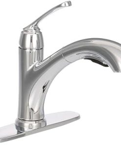 Pfister F-534-7CRC Price Cantara Single-Handle Pull-Out Sprayer Kitchen Faucet in Polished Chrome