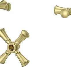 Pfister HHL-LG6TB Tisbury Tub Filler Cross Handles - Brushed Gold