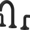 Pfister Contempra Bathroom Sink Faucet, 8-Inch Widespread, 2-Handle, 3-Hole, Matte Black Finish, LG49NC1B 3