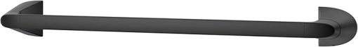 Pfister Karci Bath Towel Bar for Bathroom, 18-Inch, Wall-Mounted, Screw-In, Matte Black Finish, BTBKA1B
