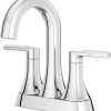 Pfister Saxton Bathroom Sink Faucet, 8-Inch Widespread, 2-Handle, 3-Hole, Brushed Nickel Finish, LG49GL0K 4