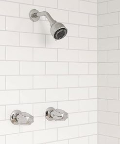 Pfister Shower Trim Kit, Valve and Cartridge Included, 2-Handle, Metal Knob Handles, Polished Chrome Finish, LG073120 2