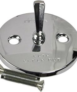 Pfister 960-041A 19 Series Bathtub Drain Overflow Plate Sub Assembly with Screws, Polished Chrome 2