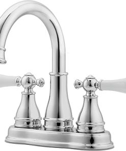 Pfister Sonterra Bathroom Sink Faucet, 4-Inch Centerset, 2-Handle, 3-Hole, Polished Chrome Finish, LFWL245PC