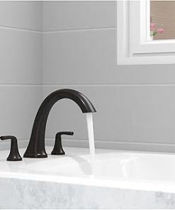 Pfister RT6-5MCA McAllen Deck Mounted Roman Tub Filler – Matte Black 2