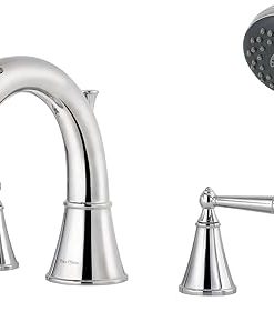 Pfister LG64-GLC Saxton Roman Tub Trim Kit 1.8 gpm Handshower Polished Chrome