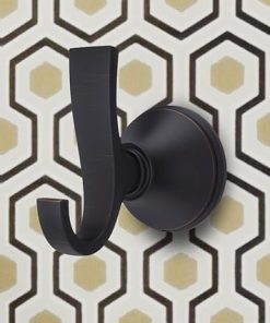 Pfister Auden Towel Hook, Bathroom Towel Hook, Wall-Mounted, Screw-In, Tuscan Bronze Finish, BRHAD0Y 2