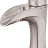 Pfister LG1435000 Pfirst Series 2-Handle 4 Inch Centerset Bathroom Faucet in Polished Chrome, Water-Efficiemt Model 3