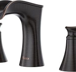 Pfister Jaida Bathroom Sink Faucet, 8-Inch Widespread, 2-Handle, 3-Hole, Tuscan Bronze Finish, LF049JDYY
