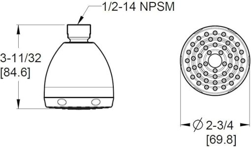 Pfister LG15-0600 Pfirst Series Showerhead 1.8 gpm Polished Chrome - Image 2