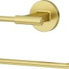 Pfister Vaneri Towel Ring, Hand Towel Holder for Bathroom, Wall-Mounted, Screw-In, Matte Black Finish, BRBVRI0B 3