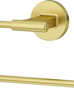 Pfister Capistrano Towel Ring, Hand Towel Holder for Bathroom, Wall-Mounted, Screw-in, Brushed Gold Finish, BRBCSO0BG