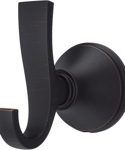 Pfister Auden Towel Hook, Bathroom Towel Hook, Wall-Mounted, Screw-In, Tuscan Bronze Finish, BRHAD0Y