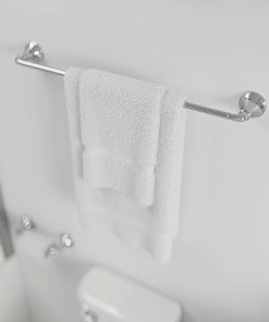 Pfister Visalia Bath Towel Bar for Bathroom, 24-Inch, Wall-Mounted, Screw-In, Polished Chrome Finish, BTBVSL2C 2