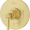 Pfister R89-1WN Winter Park Pressure Balanced Valve Trim Only with Single Lever Handle - Less Rough In - Brushed Gold