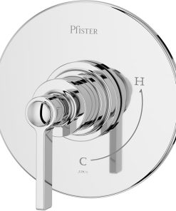 Pfister R89-1WN Winter Park Pressure Balanced Valve Trim Only with Single Lever Handle - Less Rough In - Polished Chrome