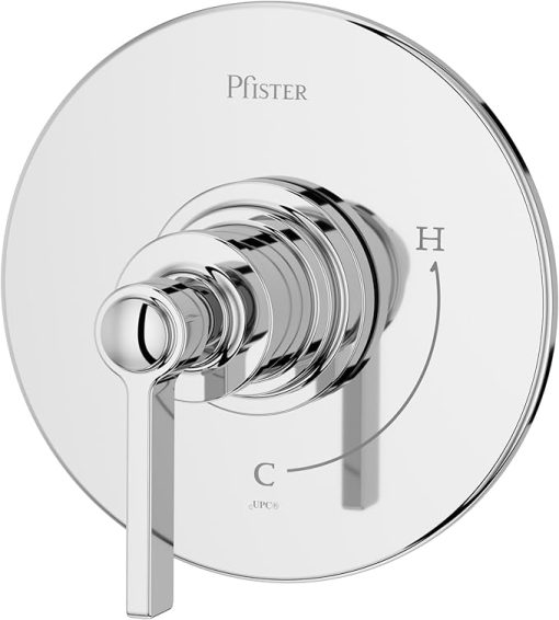 Pfister R89-1WN Winter Park Pressure Balanced Valve Trim Only with Single Lever Handle - Less Rough In - Polished Chrome