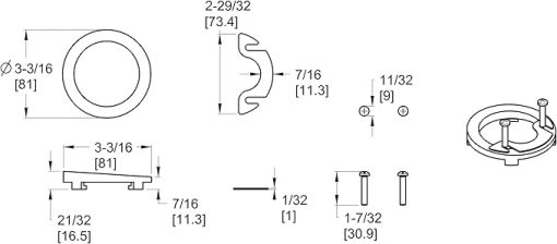 Pfister 971048 Mounting Hardware - Image 2