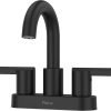 Pfister R897DA Deckard Single Handle Shower Trim and Spout – Matte Black 4