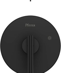 Pfister Zeelan Tub & Shower Trim Kit, Valve and Cartridge Included, 1-Handle, Matte Black Finish, 8P8WS2ZLSB 2