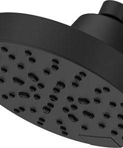 Pfister USH-50SHW Modern Round 1.75 GPM Multi Function Shower Head - Spot Defense Black