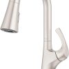 Pfister G13310SS Pfirst Series 1-Handle Pull-Out Kitchen Faucet in Stainless Steel, Water-Efficient Model 3
