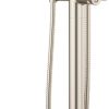 Pfister LG6-1WN Winter Park Floor Mounted Tub Filler with Built-in Diverter – Includes Hand Shower – Spot Defense Black 3