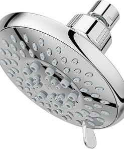 Pfister Universal Shower Head, Shower Arm Not Included, 5-Function, 1.75 GPM, Polished Chrome Finish, 015WS2UT01C