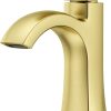 Pfister Capistrano Bathroom Sink Faucet, 8-Inch Widespread, 2-Handle, 3-Hole, Spot Defense Brushed Nickel Finish, LF049CSOGS 3